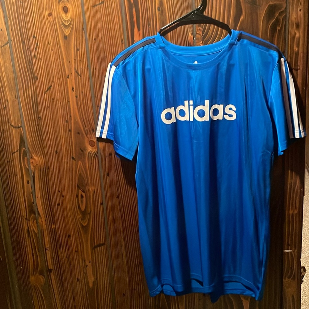Adidas blue jersey size xl 18/20 new without tags